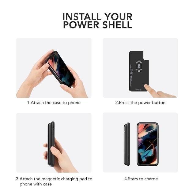 Wireless Charging + Magnetic Case Soft Case 2 in 1
