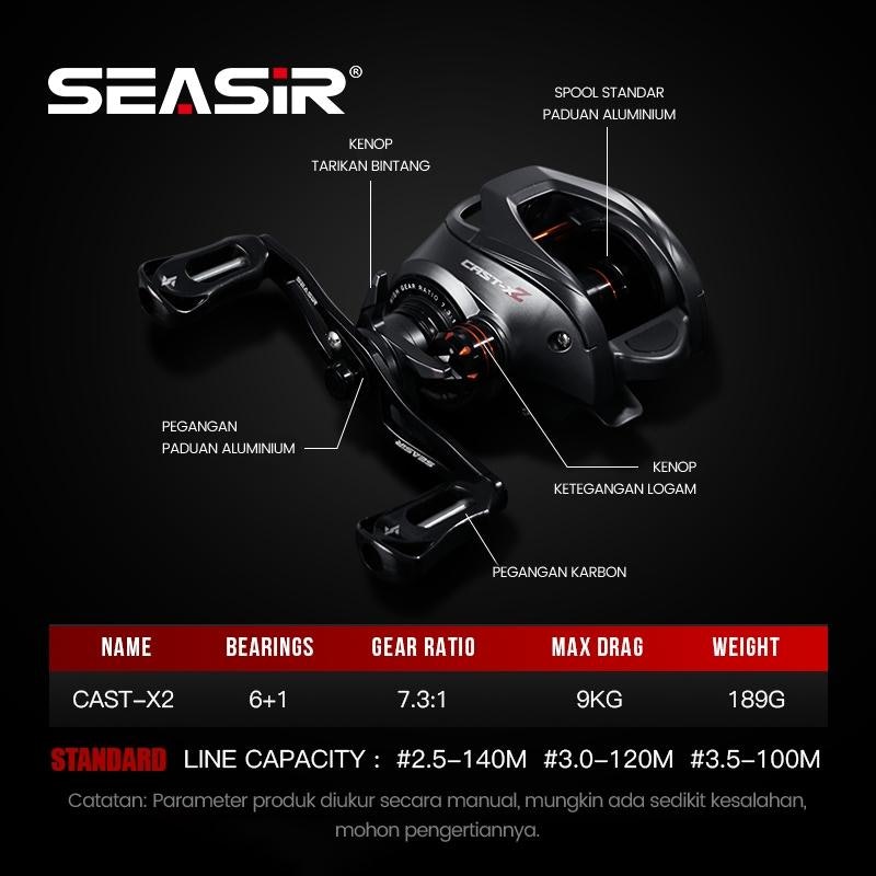 Seasir Cast X2 Reel BC 2