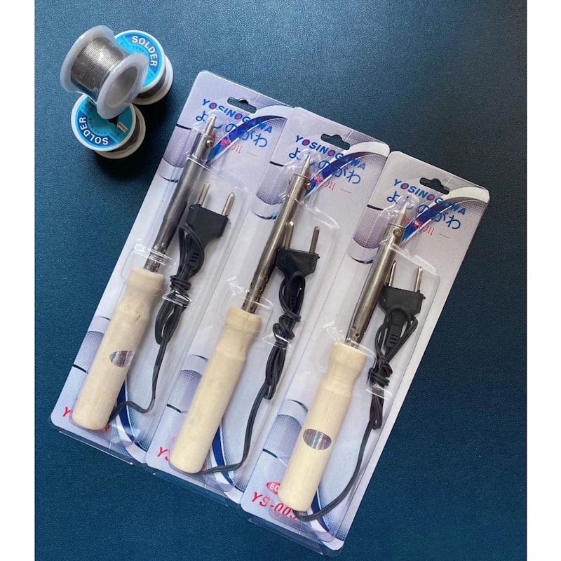 YOSINOGAWA Solder Listrik Gagang Kayu 5