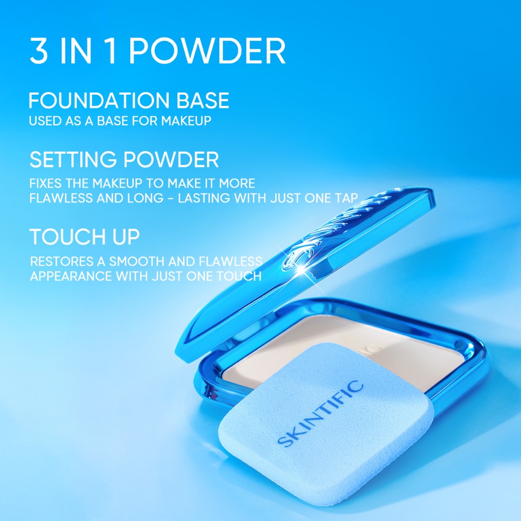 Skintific Cosmetics SKINTIFIC Ultra Cover Powder Foundation 03A Almond