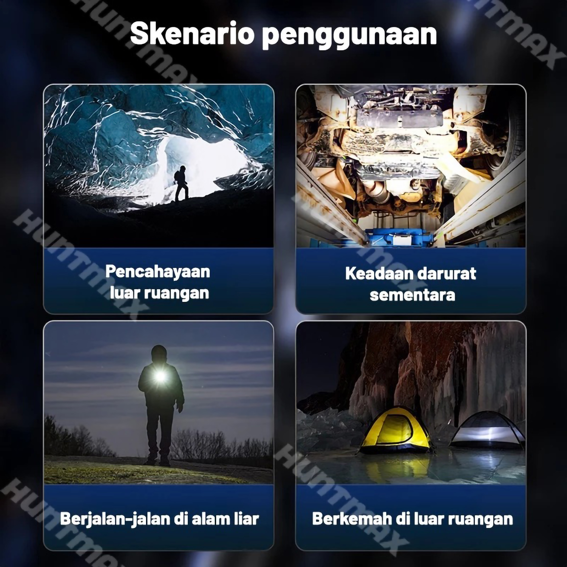  HUNTMAX Flashlight HM-911