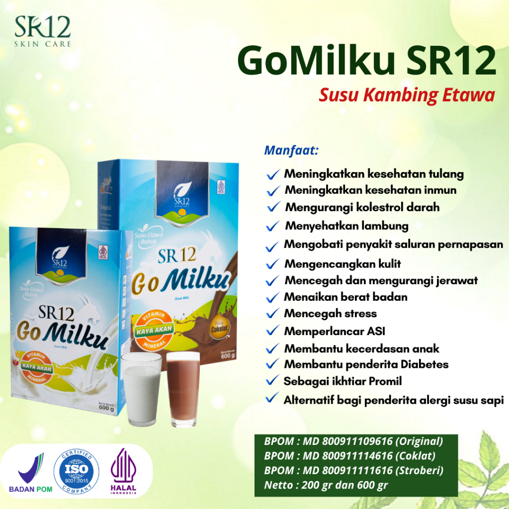 SR12 Herbal Perkasa SR12 GoMilku Cokelat