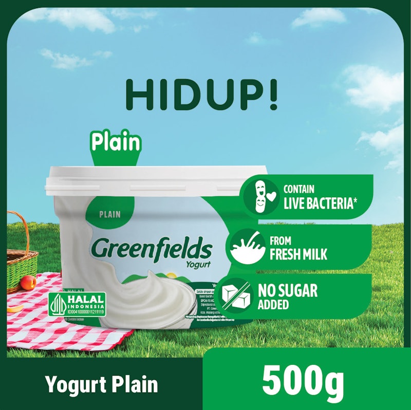 Greenfields Yogurt Cup Plain 2