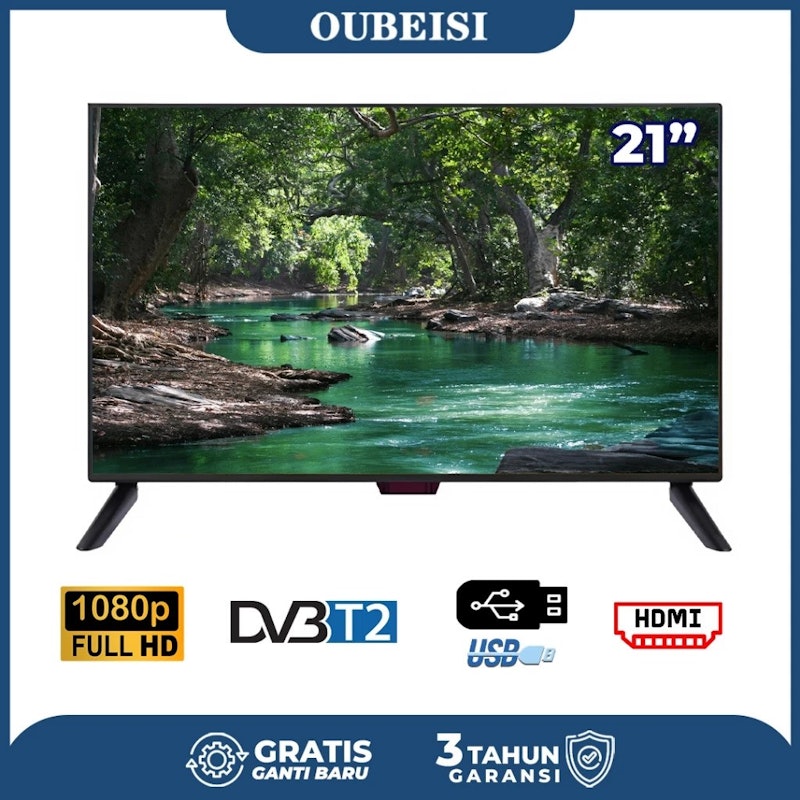 OUBEISI TV Digital 21 inch 5