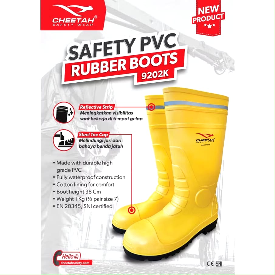Forta Larese CHEETAH Safety PVC Rubber Boots  9202K