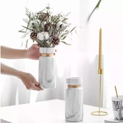 White Flower Vase VKP
