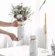 White Flower Vase VKP 1