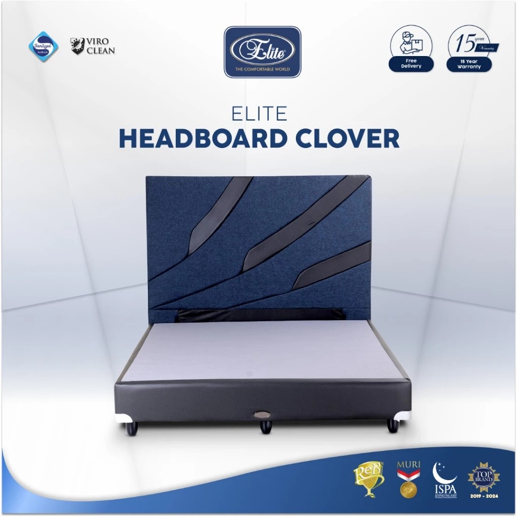 Royal Abadi Sejahtera Elite Divan Base Paris + Headboard Elite Clover