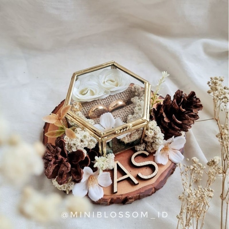 Rustic Hexa Ring Box 5