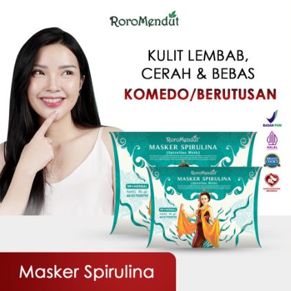 Roro Mendut  Masker Spirulina
