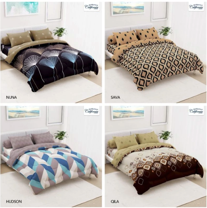 California Bed Cover Flat Fitted 2