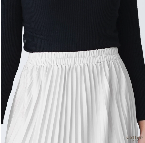 Cottonink Duo Kreasindo Cotton Inch Kalula Rok Plisket Panjang Wanita