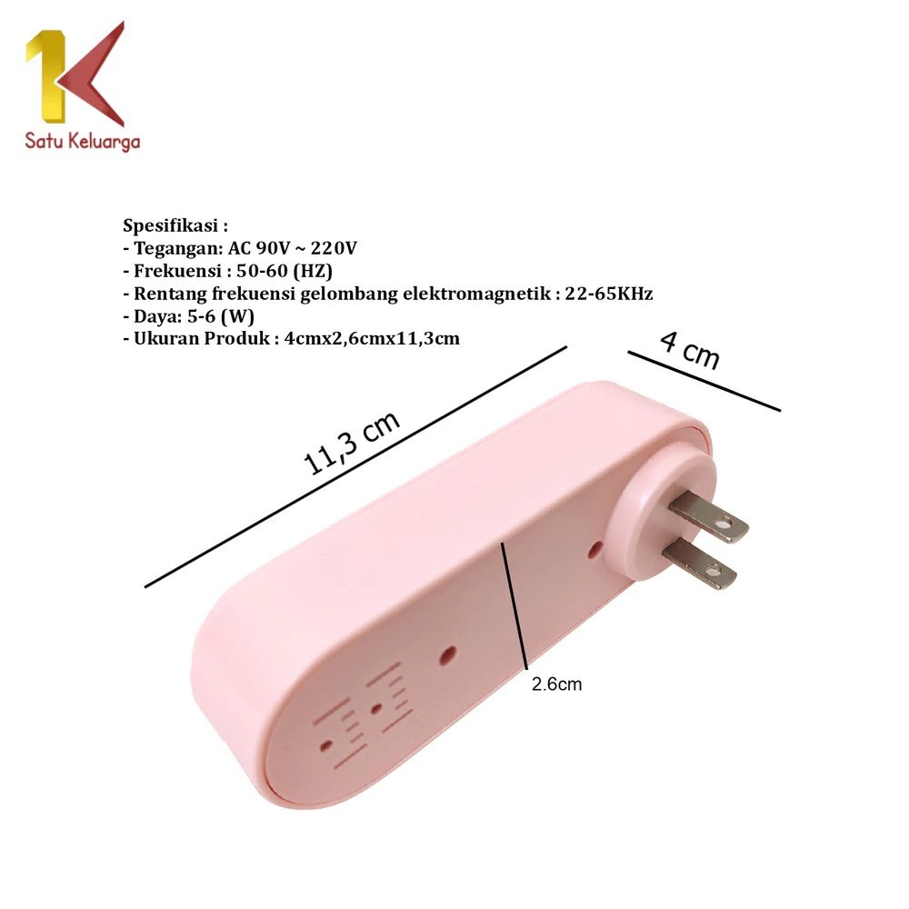 Satu Keluarga Alat Pengusir Serangga Ultrasonic 5