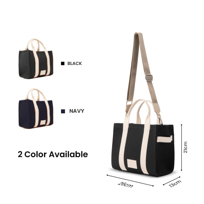 Moon Dae Moon Dae Tas Selempang Kanvas Naomi