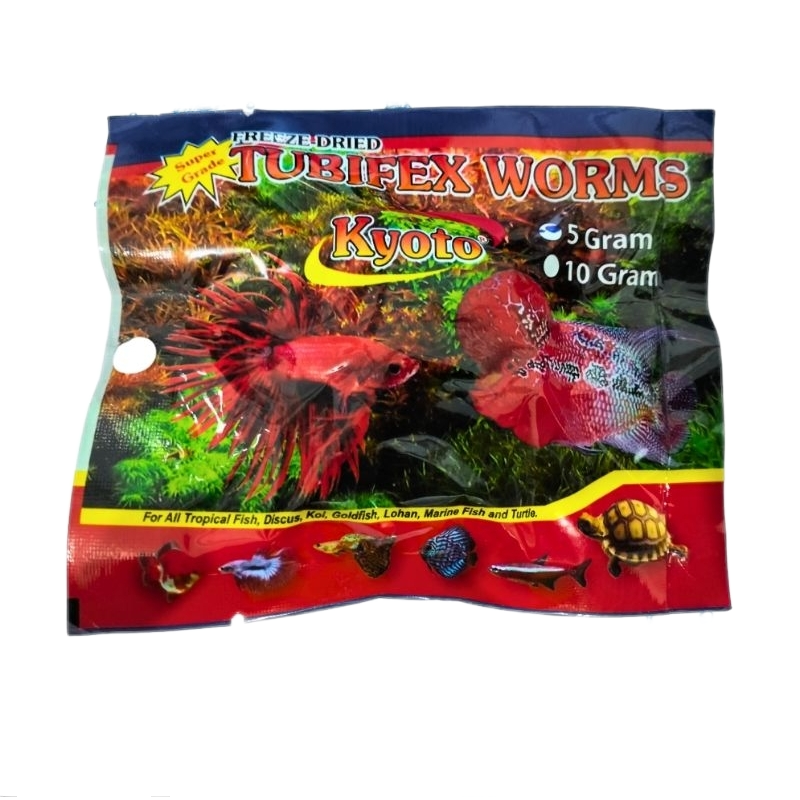 Kyoto Freeze Dried Tubivex Worms 5 gram