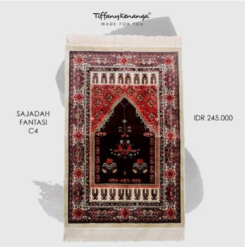 Sejadah Turki Original Fantasi Red Series by Tiffany Kenanga
