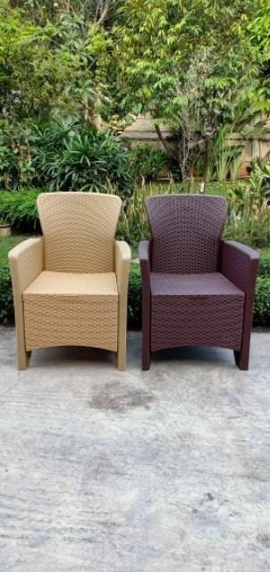 AKAKO Kursi Teras Motif Rotan