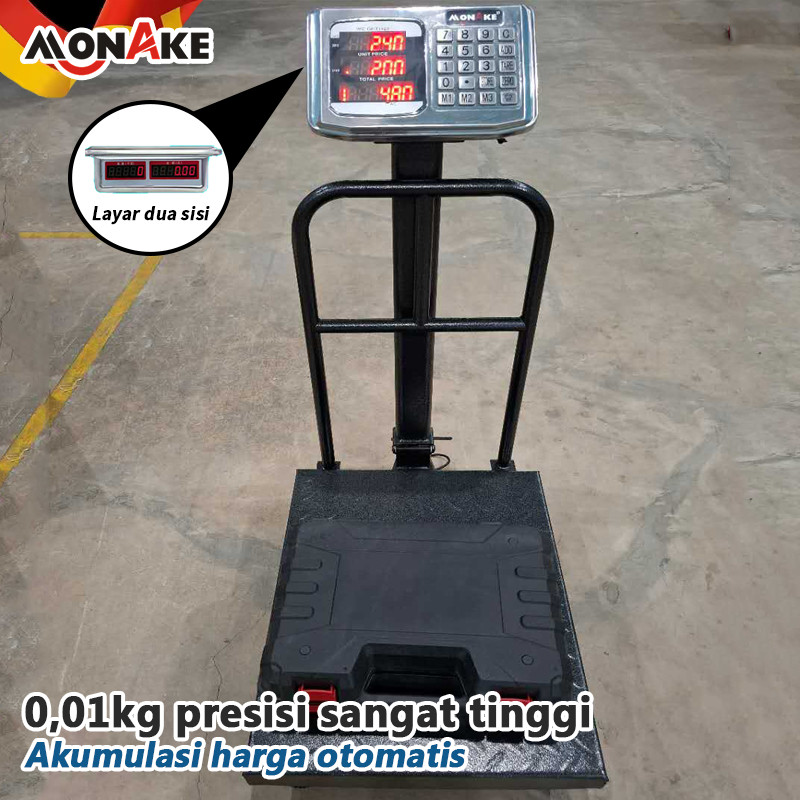  MONAKE Timbangan Duduk Digital 150 kg MKG-K1+R