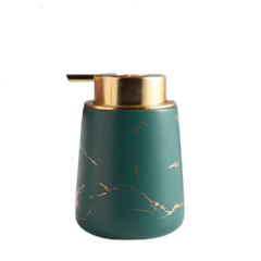Botol Sabun Cair Keramik Motif Marmer