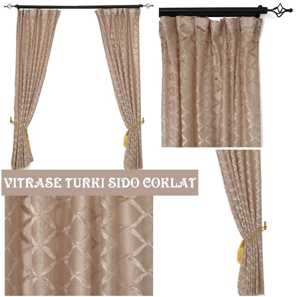  KONG Vitrase Gorden Premium Motif Rambat