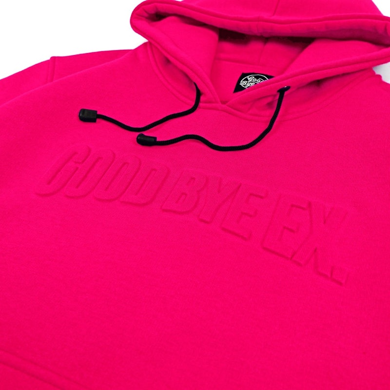Hoodie Icon Embos Pink 2