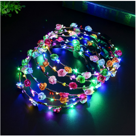  Headpiece Bunga Lampu