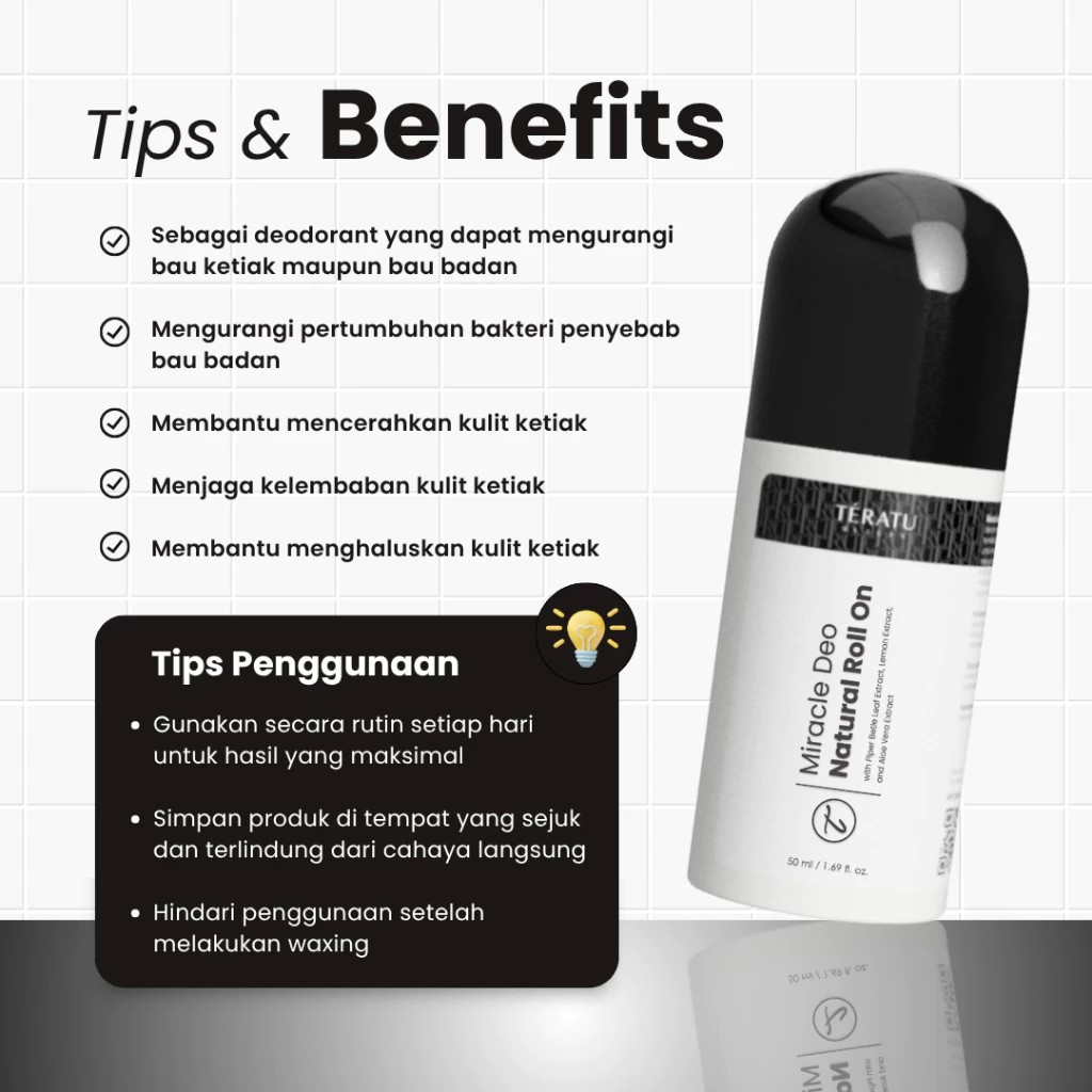 Fandi Universal Kosmekreasi Tératu Beauty Miracle Deo Natural Roll On