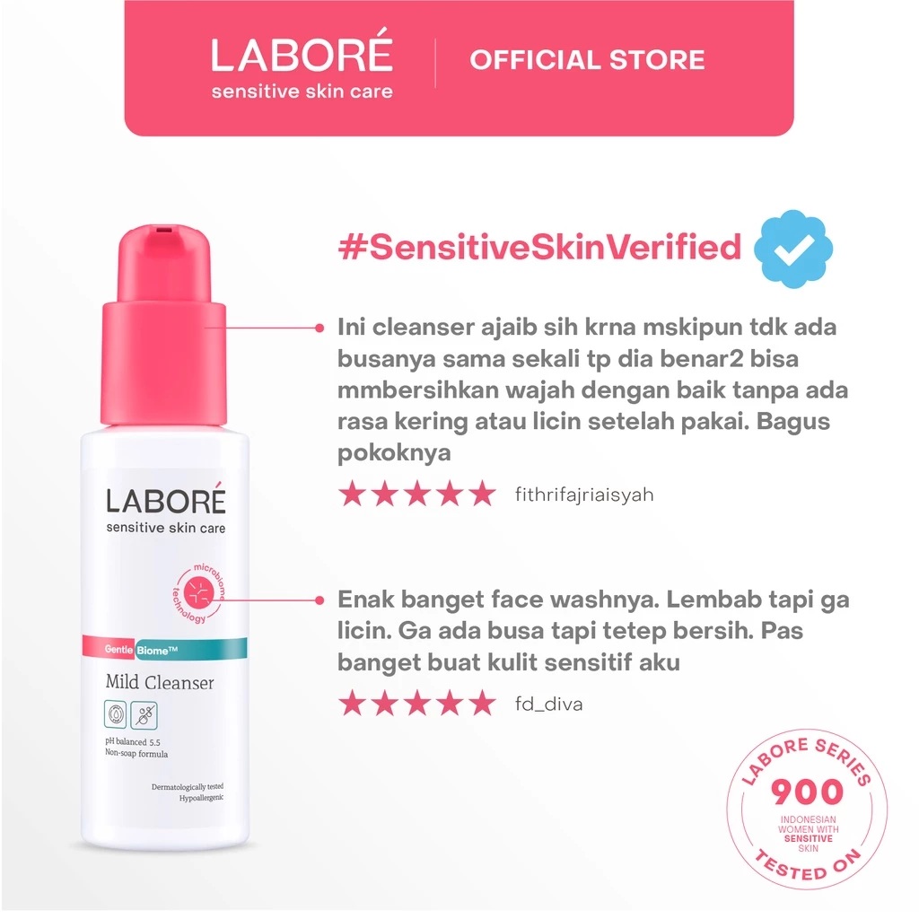 Paragon Technology and Innovation LABORÉ GentleBiome Mild Cleanser
