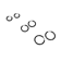 The Goats Dept Stainless Black Loop Earring 1