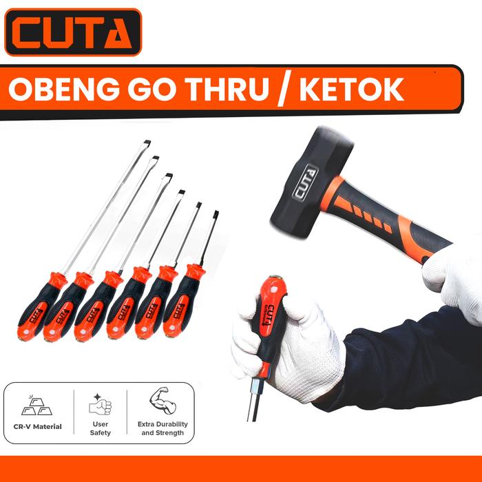  Cuta Obeng Go Tru Plus 6 x 150 mm