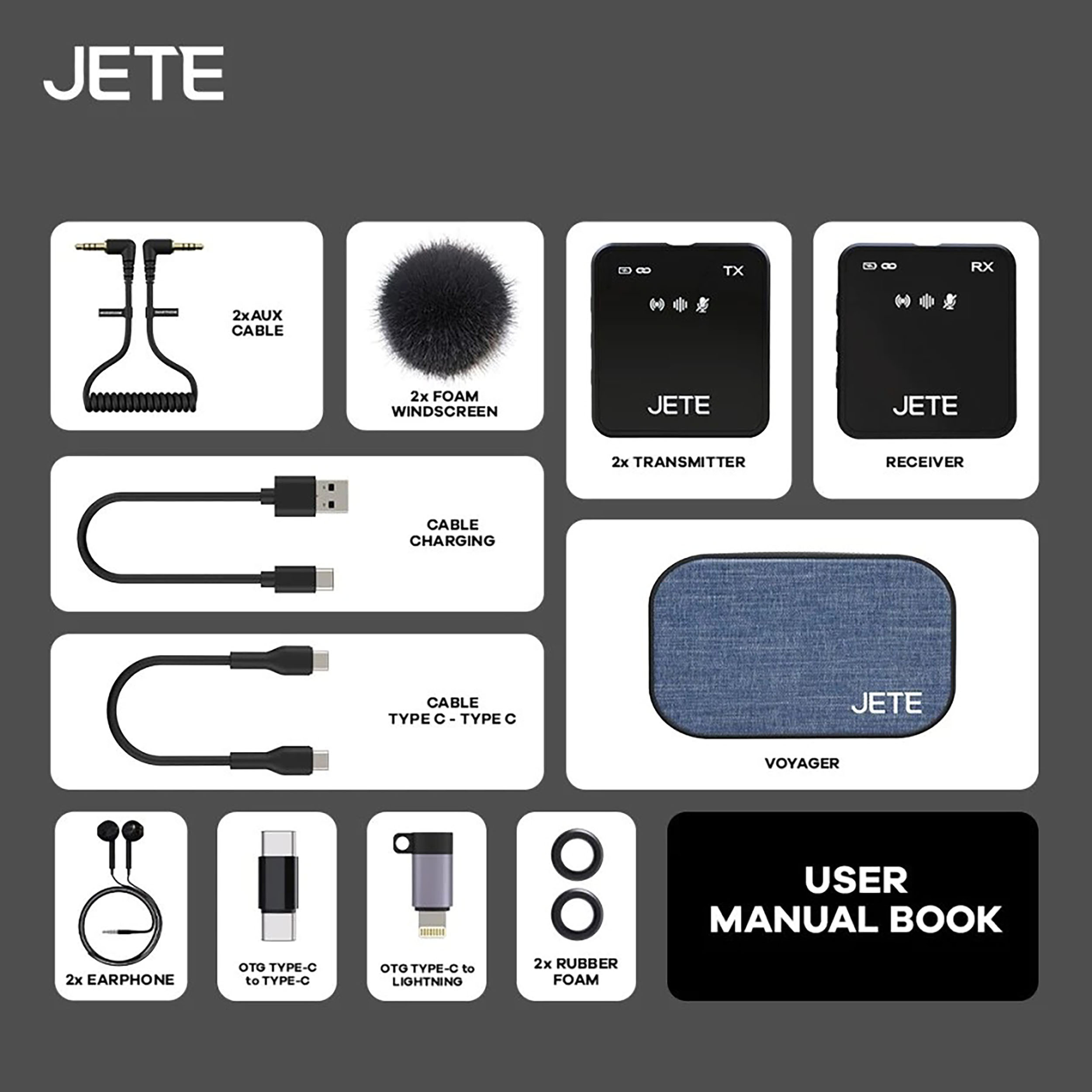 Doran Sukses Indonesia JETE Microphone Wireless MX1