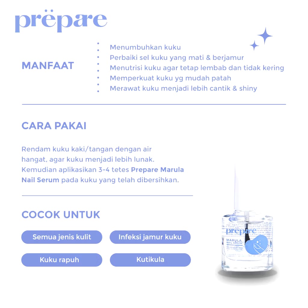 Aleyah Sintasint Farma  Prepare Marula Nail Serum
