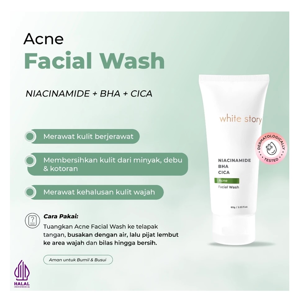 Natura Deca Kosmetika White Story Acne Facial Wash