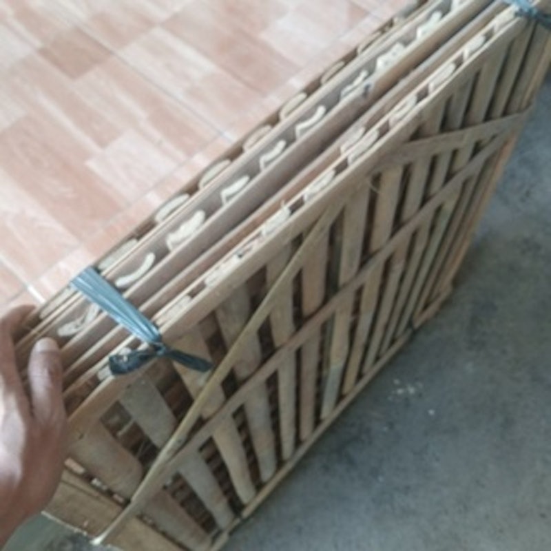 Kandang Ayam Bambu Kotak 4