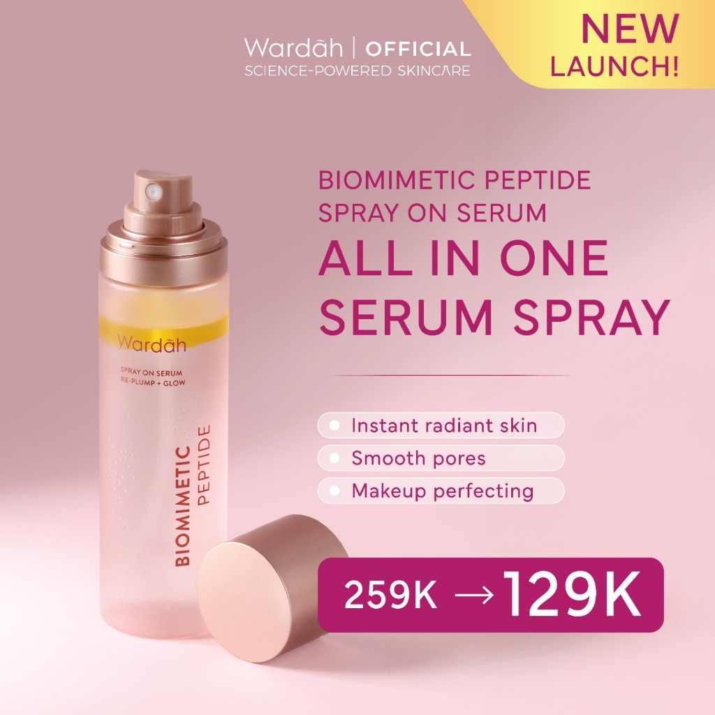Paragon Technology and Innovation Wardah Spray On Serum Biomimetic Peptide