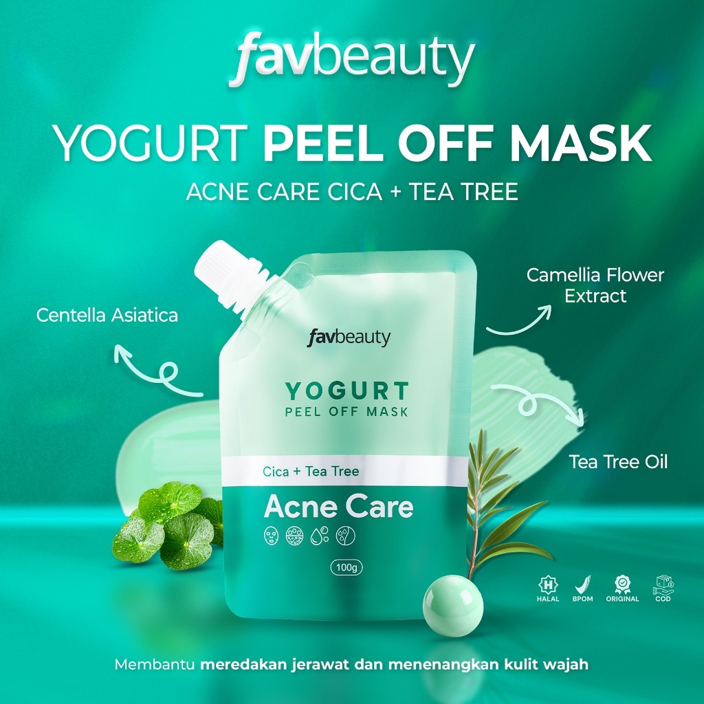  favbeauty Yogurt Peel Off Mask Acne Care