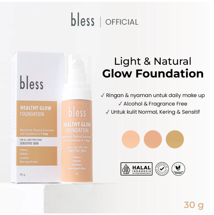 Kosmedikatama Setia Indonesia Bless Healthy Glow Foundation Natural