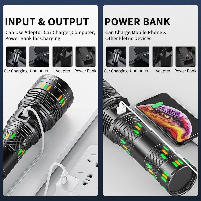 Smiling Shark Rechargeable Flashlight 5
