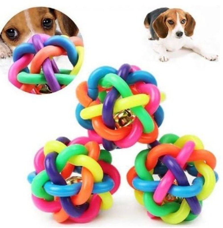 Small Bell Rubber Ball 1