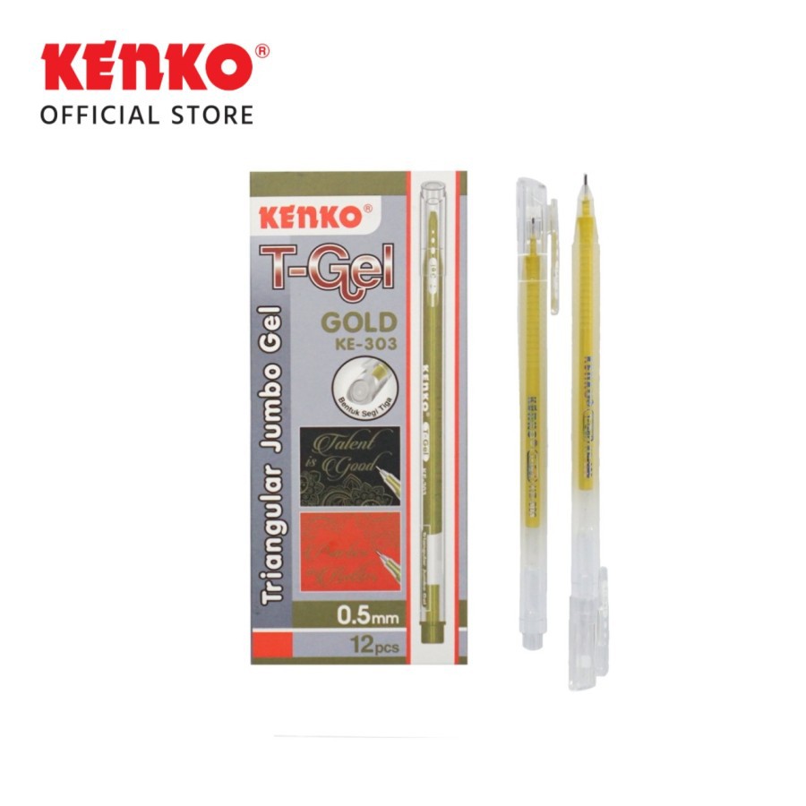 KENKO Gel Pen (T-Gel/Triangular) KE-303