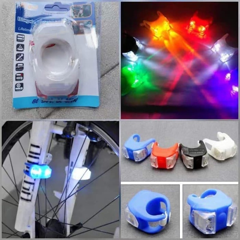 Lampu LED Belakang Sepeda Silikon 5