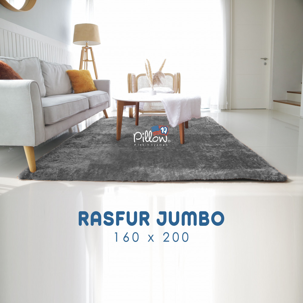 109 Pillow Karpet Bulu Rasfur Jumbo