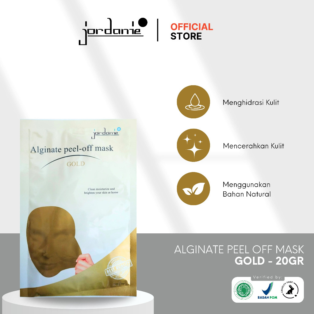 Jordanie  Jordanie Peel Off Mask Powder Gold  