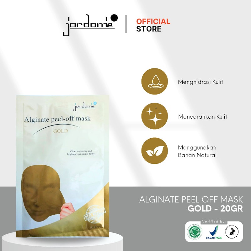 Jordanie Peel Off Mask Powder Gold 2