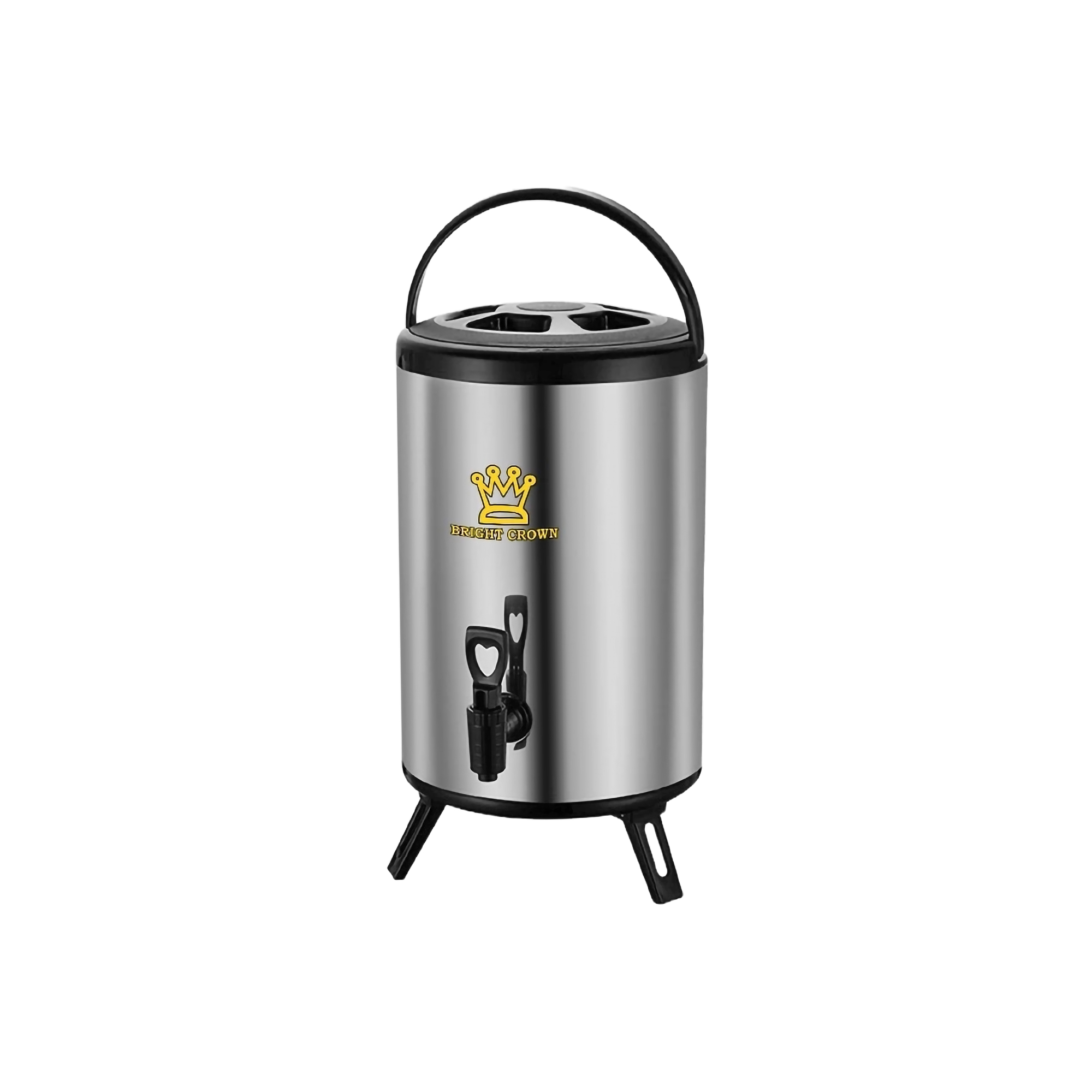 Bright Crown Milk Tea Bucket Stainless
