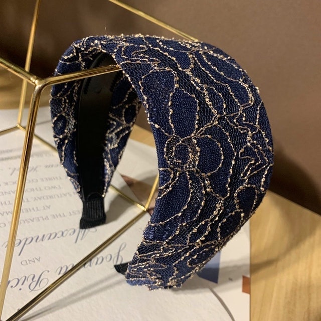 Bando Lebar Korea Motif Bunga ｜ 116