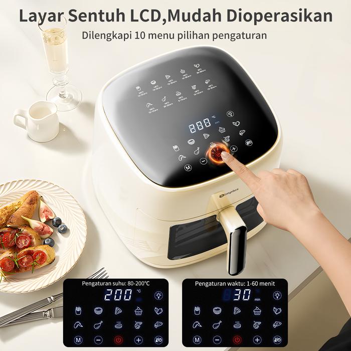 Simplus Teknologi Inovasi Simplus Air Fryer  KQZG002
