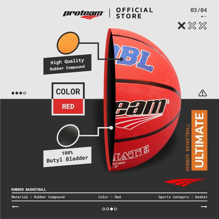 Inkor Bola Pacific Proteam Basket Ball DBL Ultimate