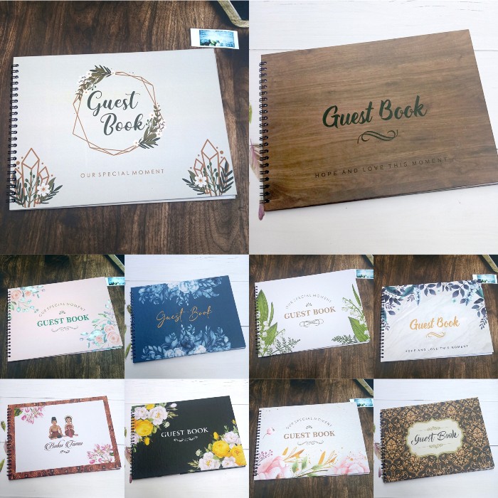 Guest Book Hard Cover 2