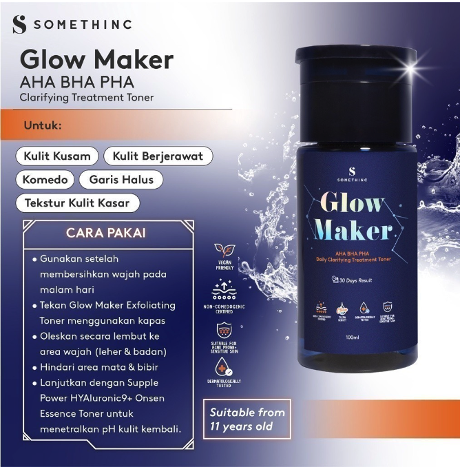 SOMETHINC GLOW MAKER AHA BHA PHA Clarifying Treatment Toner 5